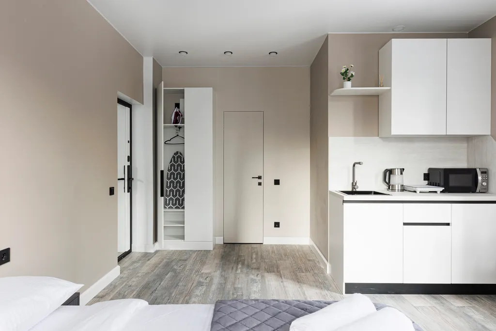 Квартира Квартира Дизайнерская студия на западе Москвы — Москва