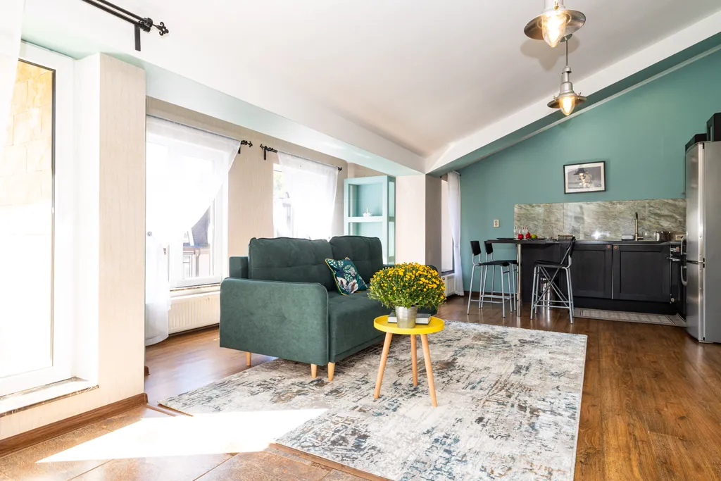 Просторная квартира с видом на горы