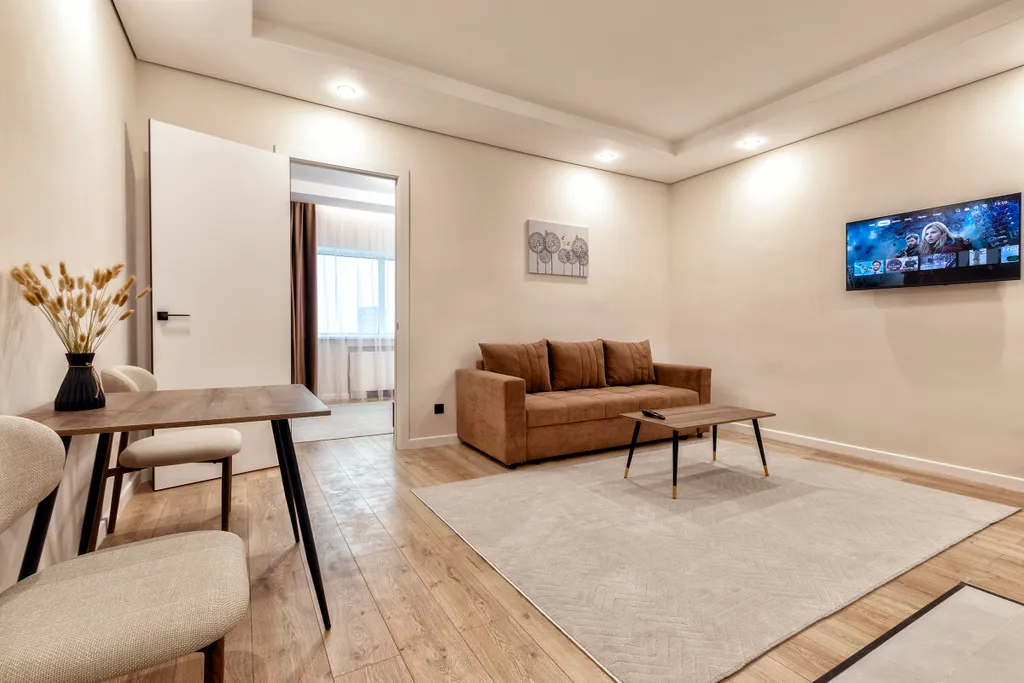 Элитные апартаменты с панорамным видом из окна в самом центре столицы