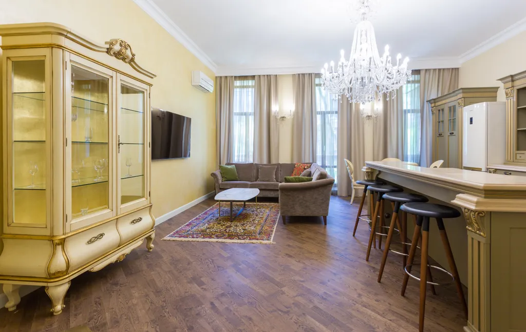 Квартира Шикарная квартира с хаммамом и кондиционером. Закрытый двор с парковкой. — Санкт-Петербург