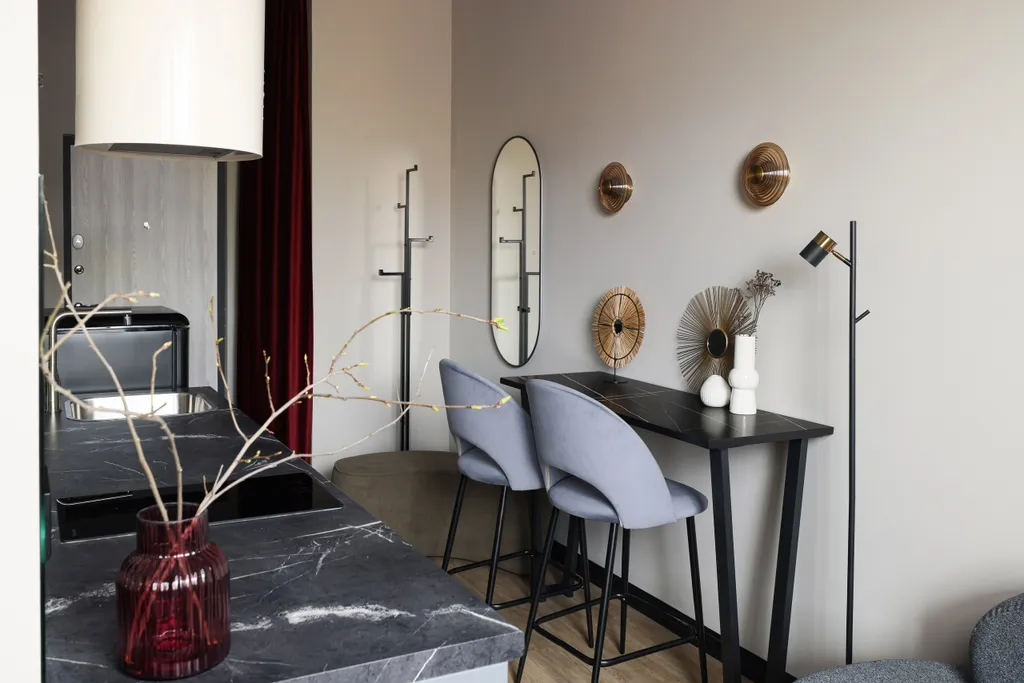 Квартира Квартира Студия с дизайнерским ремонтом. Кондиционер. БОЙЛЕР. — Гатчина