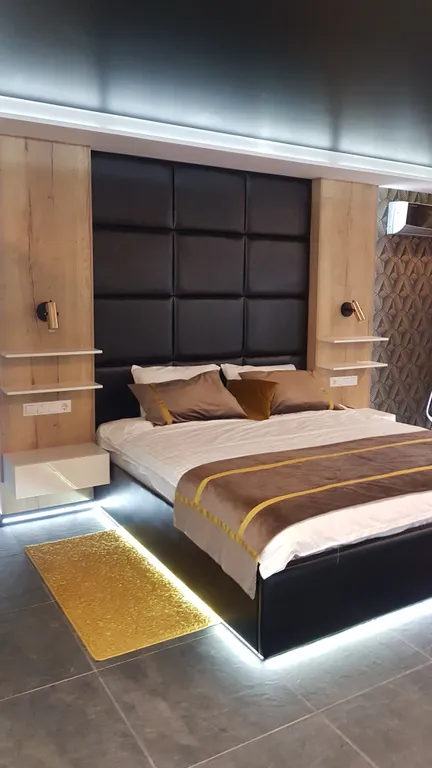 Студия с дизайнерским ремонтом