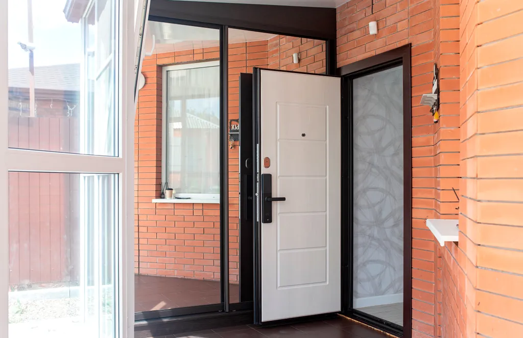 Дом Кантри со своим двором и парковкой