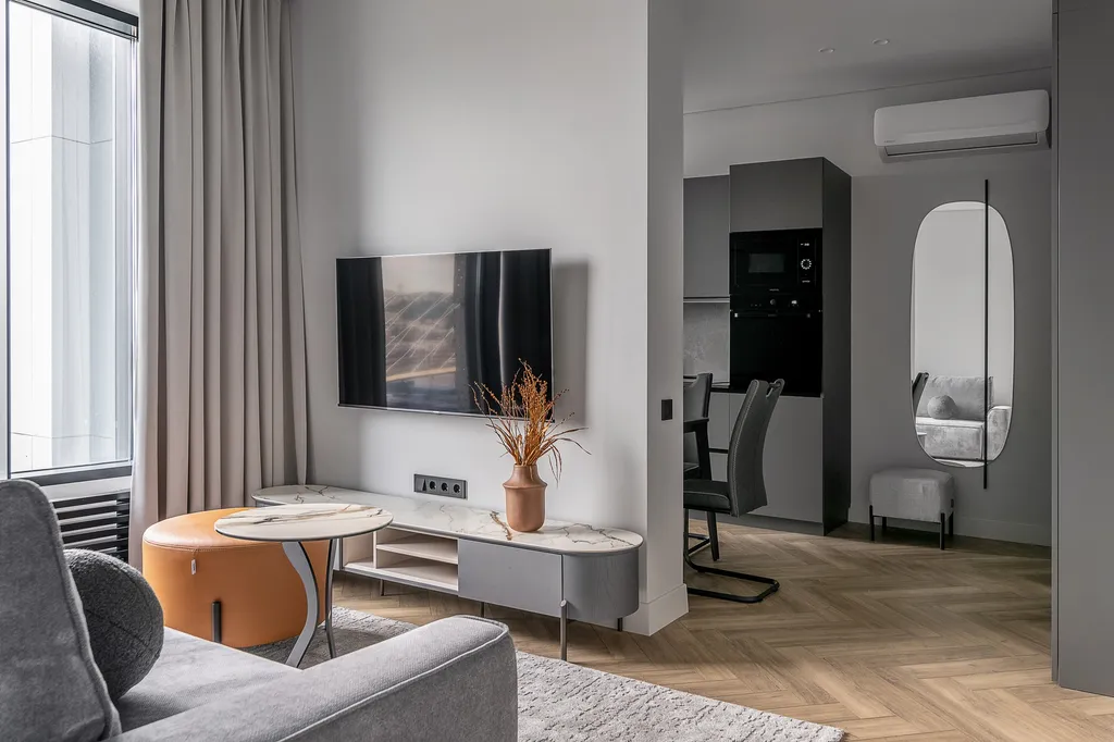 Новый панорамный апартамент с видом на море и Золотой Мост