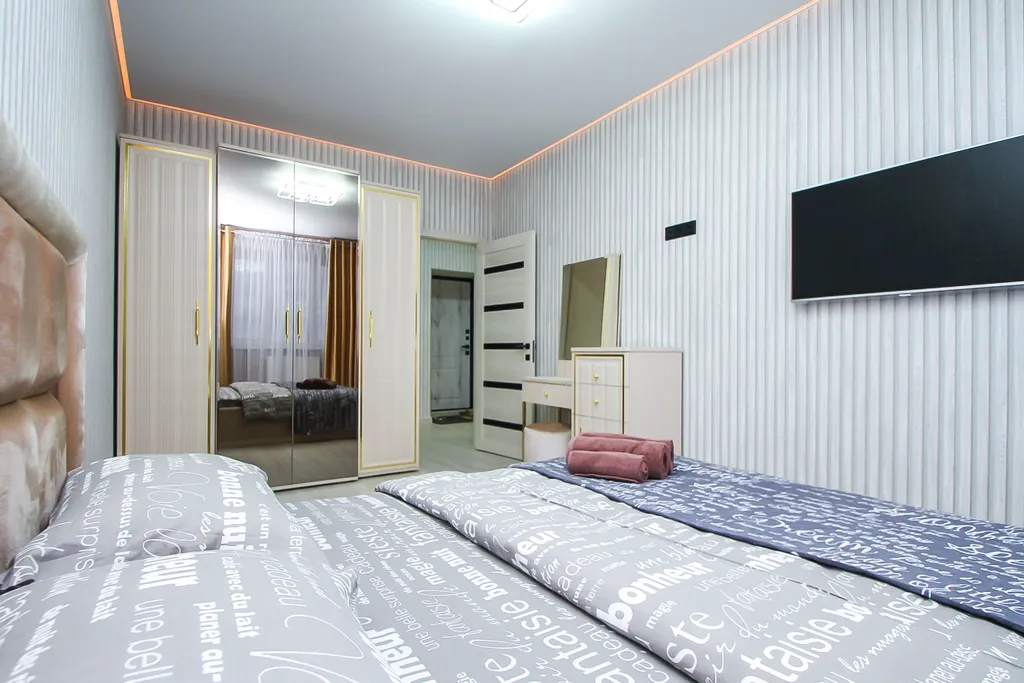 Просторная 1 комнатная квартира с 2 раздельными спальными местами