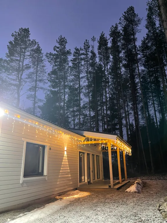 Уютный дом с живописным видом на лес