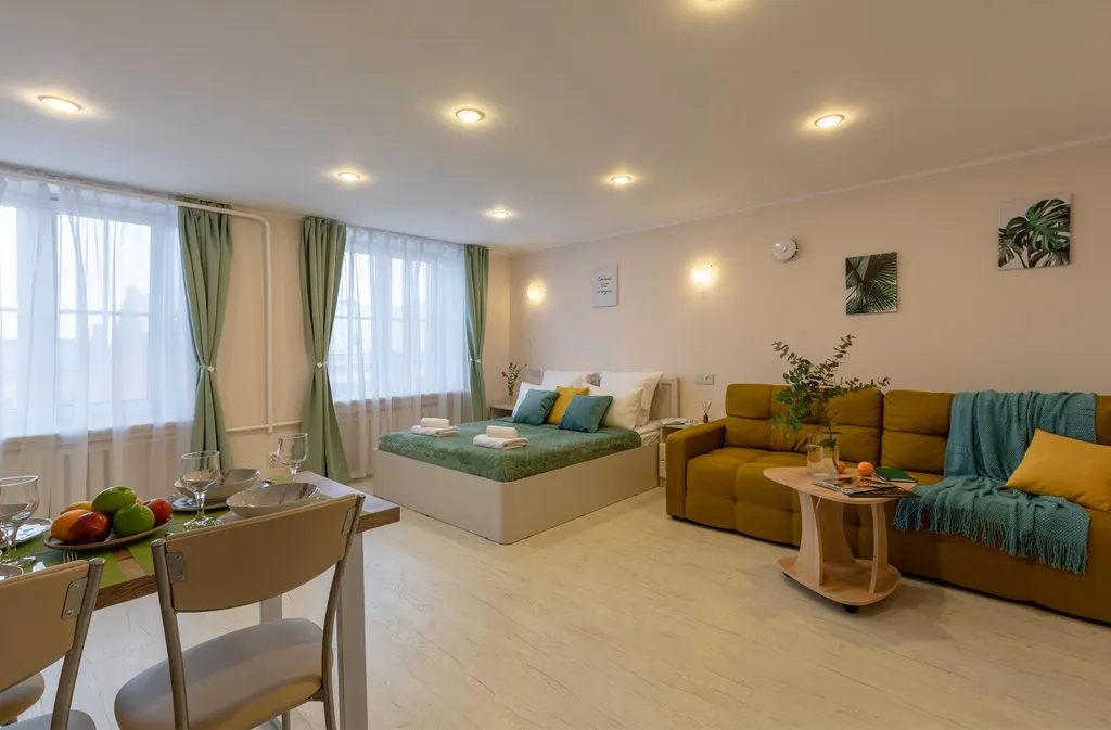 Квартира J&N Apartments Современная студия с умным домом — аренда посуточно в Выборг