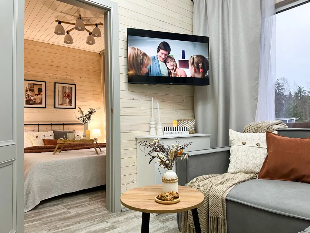 Коттедж Сканди дом с фотозонами и сауной у залива — Санкт-Петербург