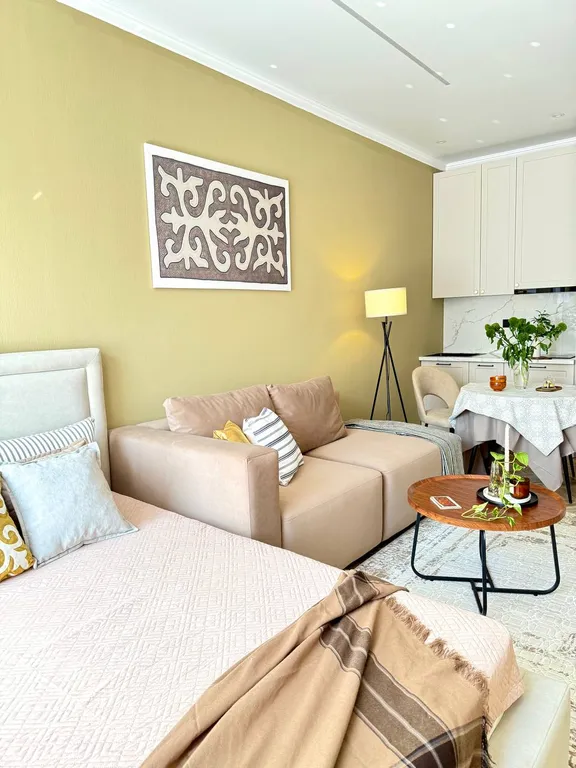 Квартира студия в национальном стиле