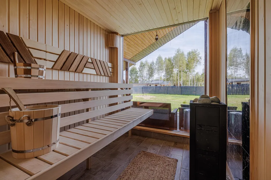 Дом шале с сауной