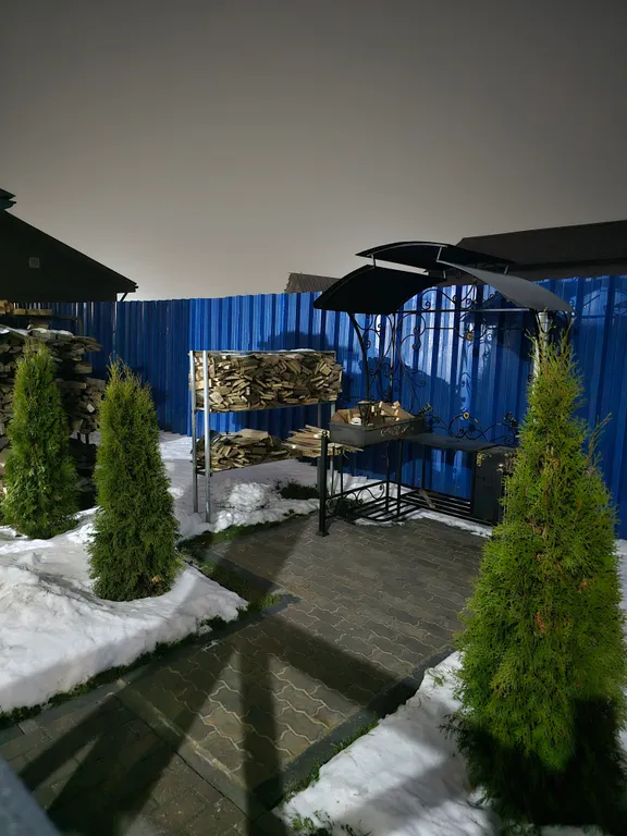 Коттедж с баней на дровах