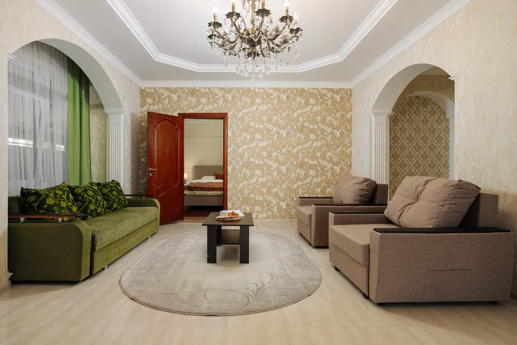 Квартира Апартаменты с отдельной спальней до 6 гостей с отдельным входом — Сириус