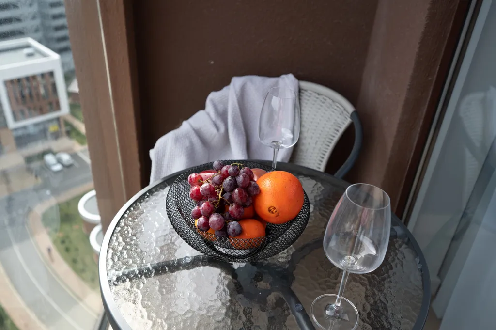 Стильная студия с видом на горы