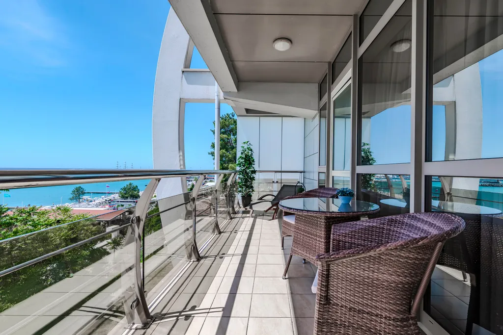 Двухкомнатные апартаменты Family с панорамным видом на море