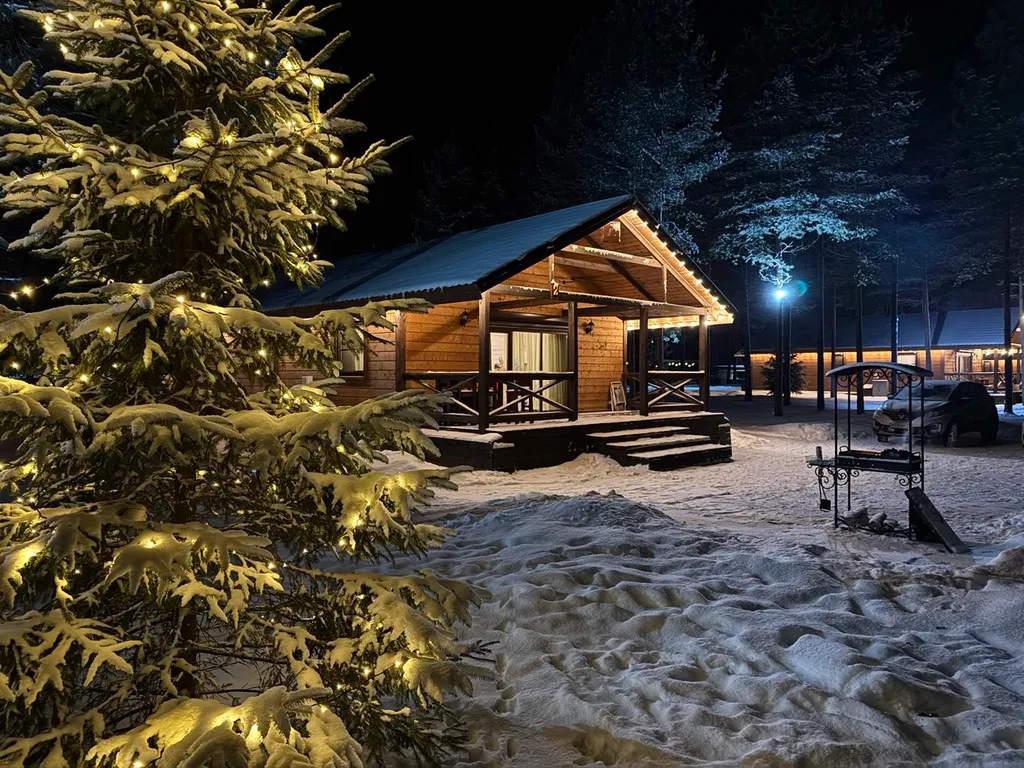 Коттедж Кивач с сауной и видом на озеро