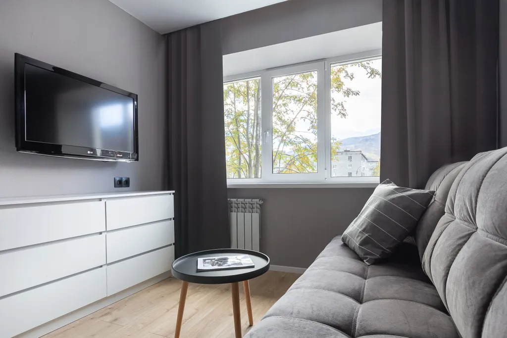 Современная и уютная квартира продуманна до мелочей