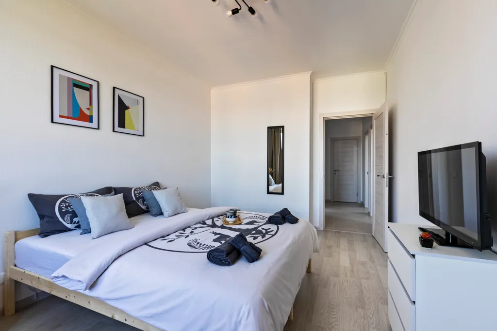 Квартира Квартира Great view 2-rooms Apartment 2 Min Walk to Raykin Plaza — Москва