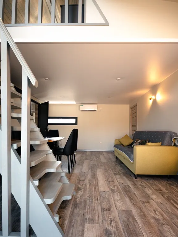 2-комнатный дом маус с чаном и баней на дровах в горах Адыгеи