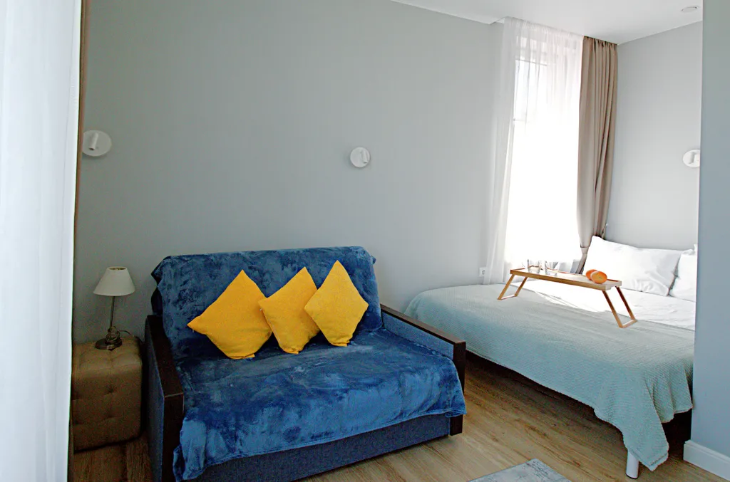 Квартира Стильная студия с бассейном в 3 минутах от моря — аренда посуточно в Сириус