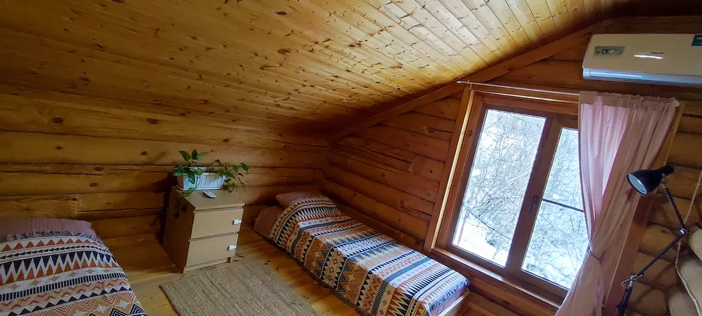 Коттедж Коттедж Просторный сруб с гамаком, камином и баней — Мезмай