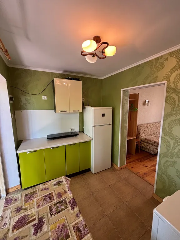 Студия в эко-стиле с кухней и со своей террасой в 200 метрах от моря