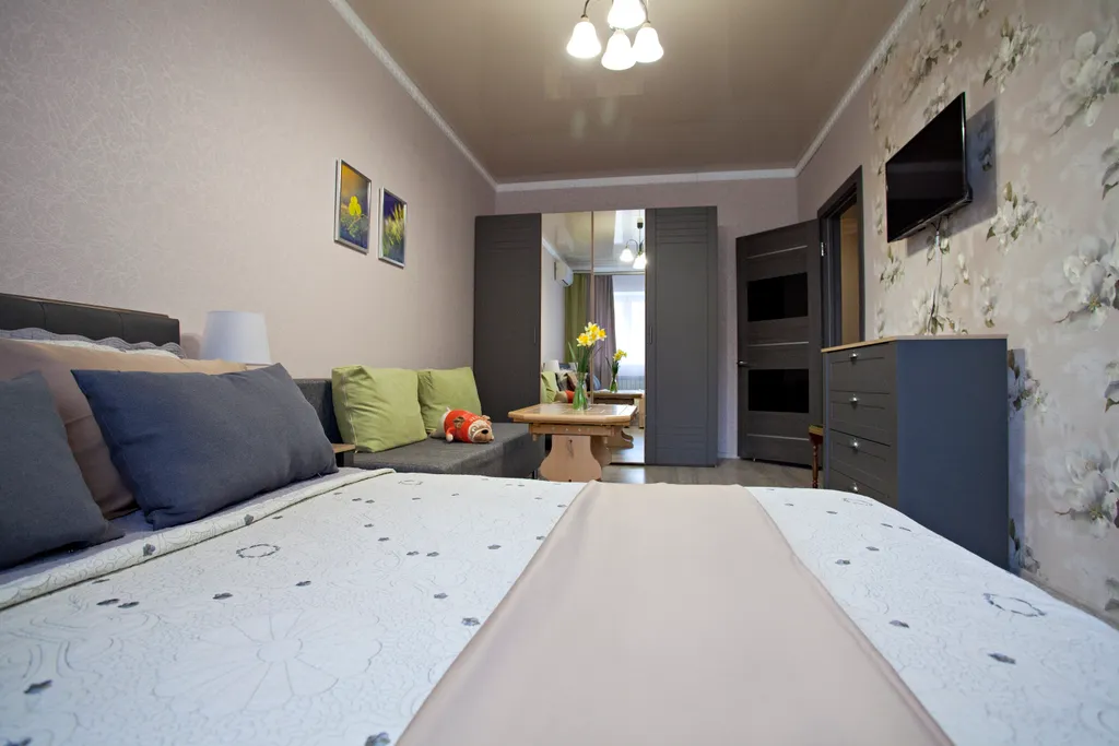 Квартира Просторная квартира в новом благоустроенном районе — Анапа