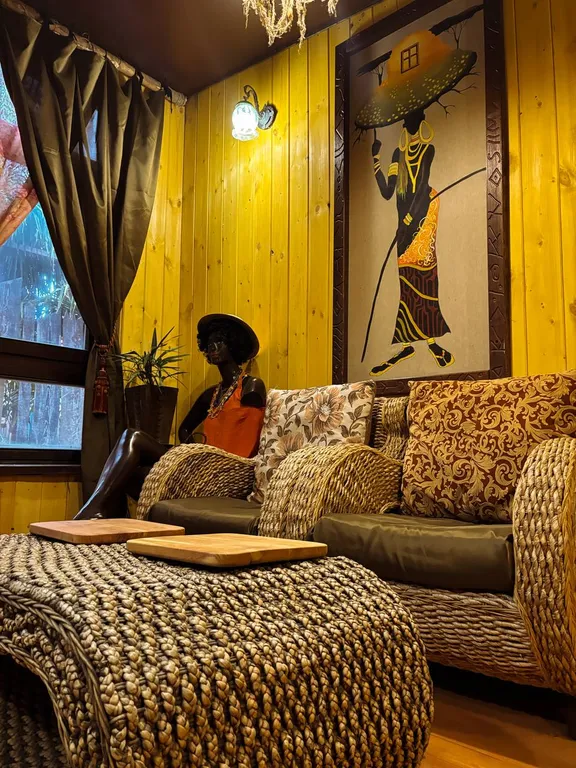 Дачный дом у моря в африканском стиле