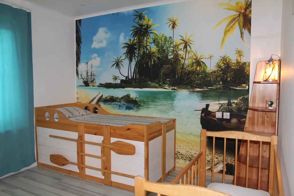 Апартаменты с террасой в морском стиле