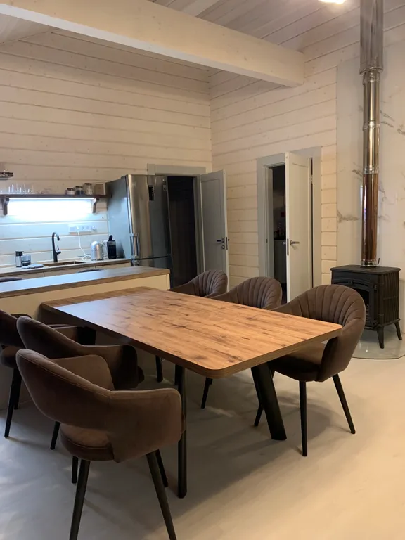 Дом в лесу с джакузи и баней