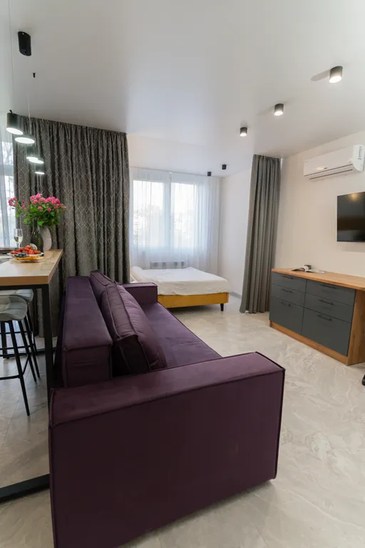 Квартира Квартира Студия с балконом в ЖК Альпийский квартал рядом с жд — Сочи