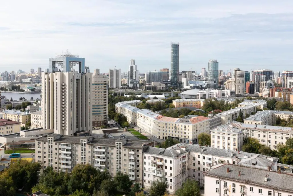 Квартира 1-к квартира с видом на Башню Исеть — Екатеринбург