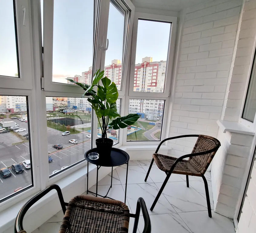 Новые апартаменты с панорамной лоджией