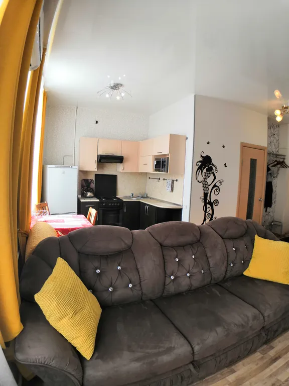 Уютная студия с видом на Современник и цирк