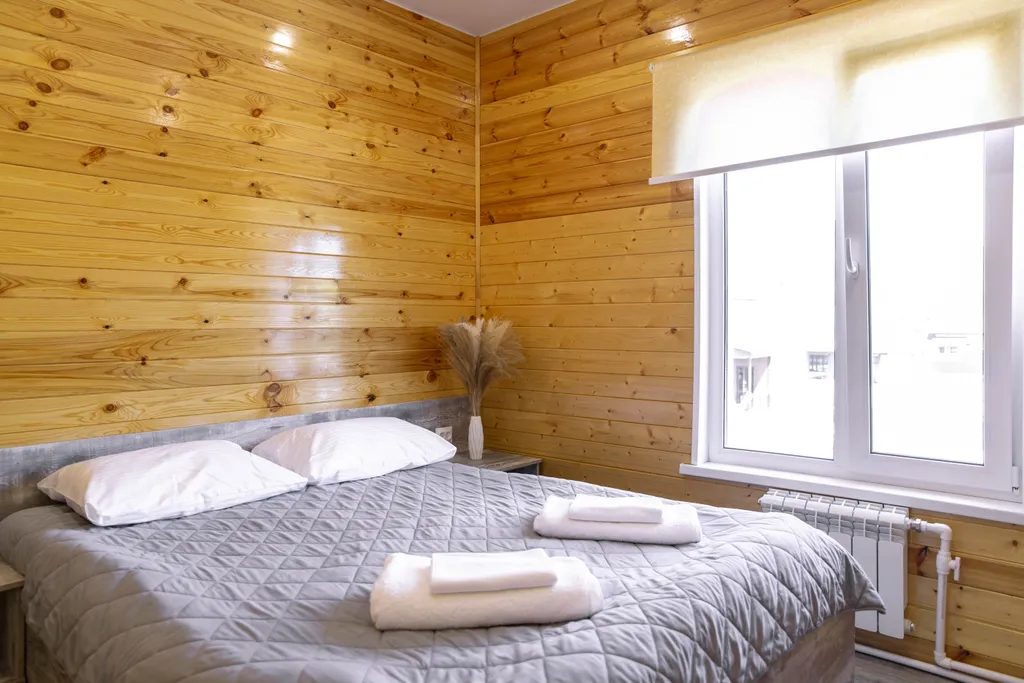 Двухэтажный коттедж с баней