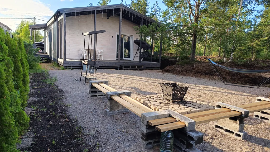 Коттедж с сауной и террасой