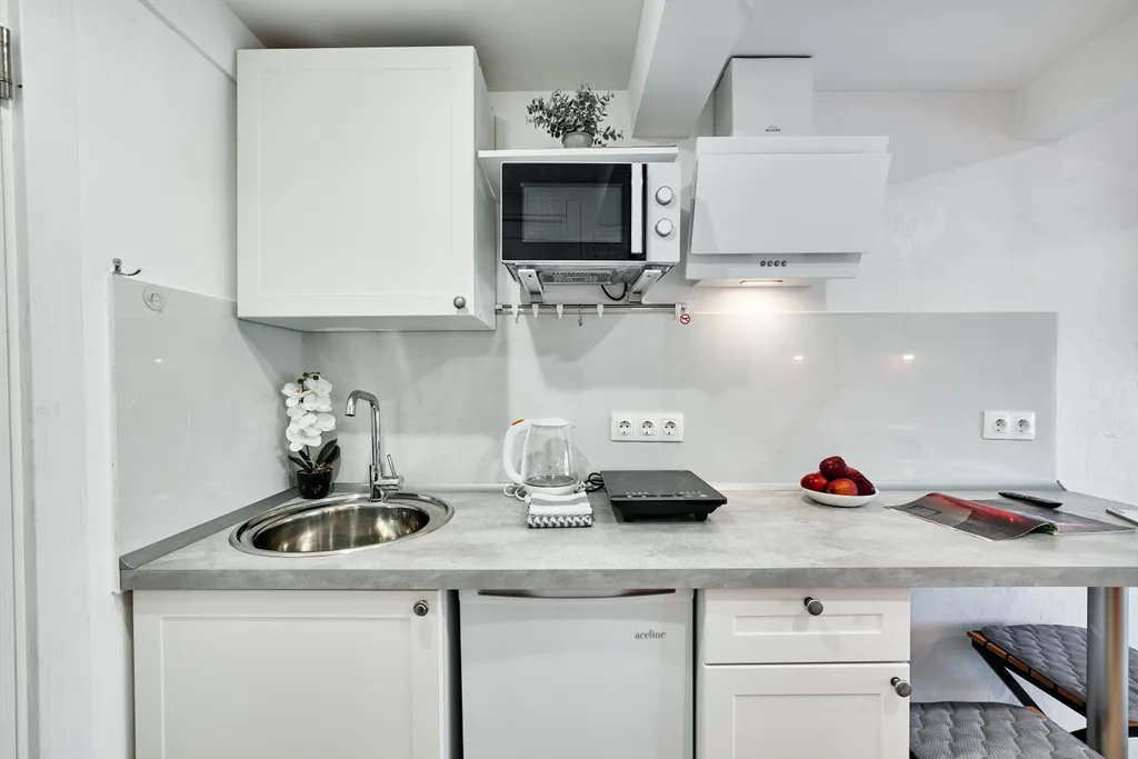 Квартира Квартира Апартамент в красных оттенках интерьера — Москва