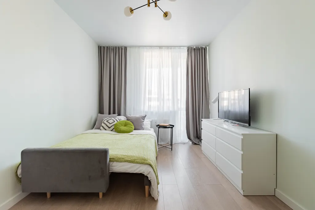 Студия с новым ремонтом