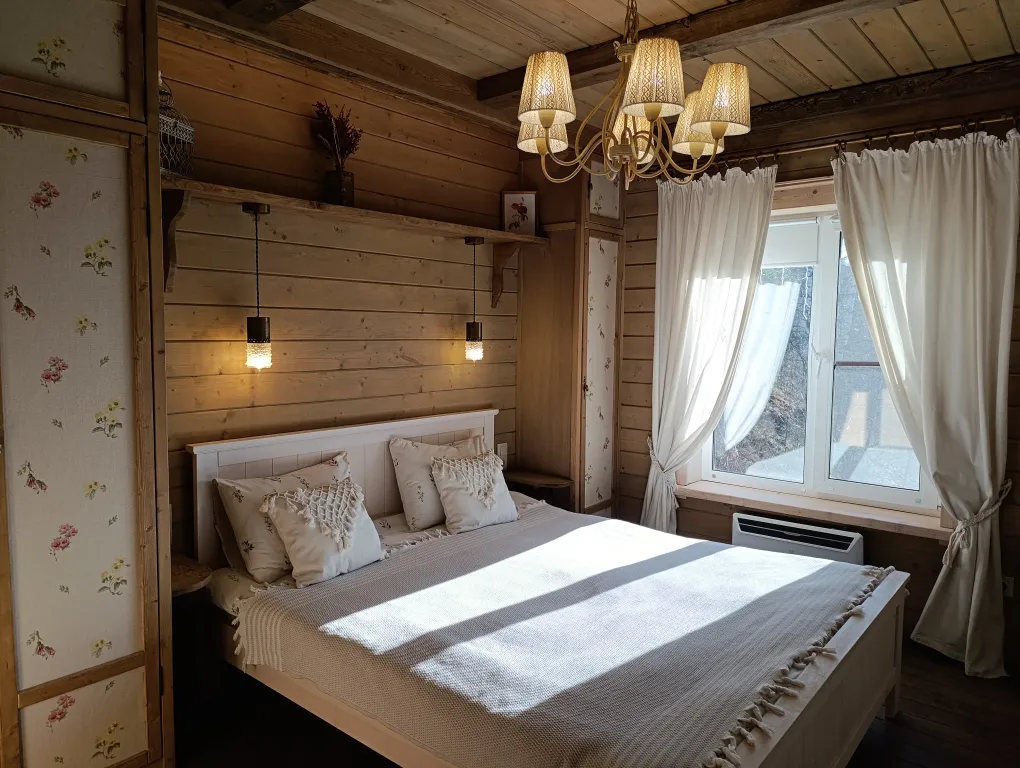 Шале с сауной на берегу реки