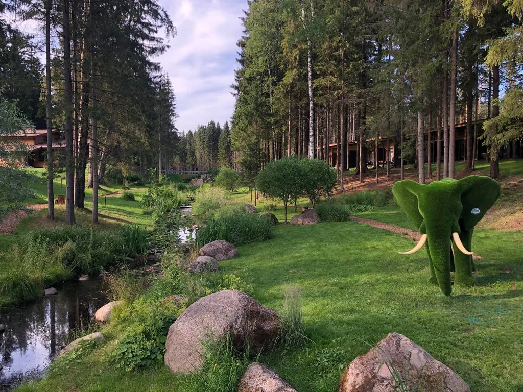 Ohtaloft апартаменты с террасой рядом с Охта парком