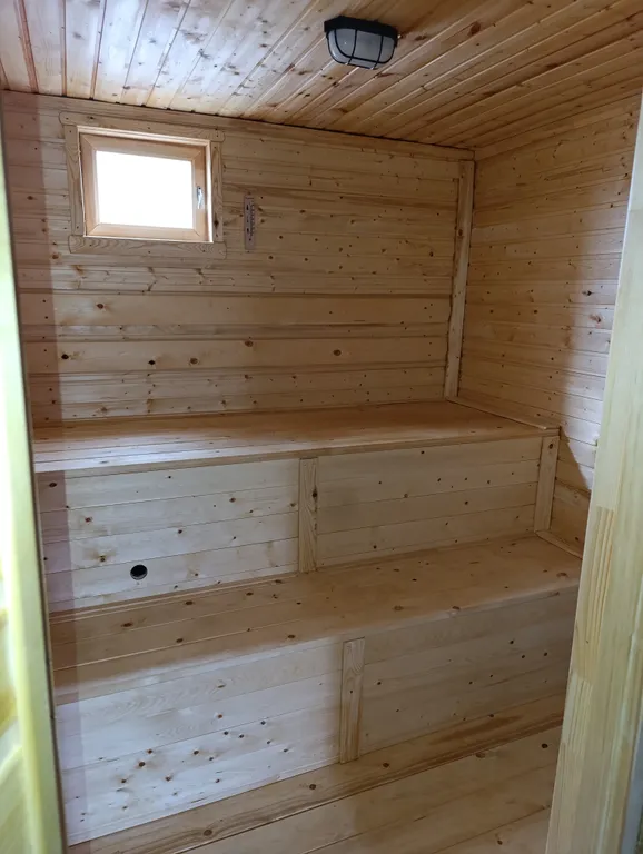 Видовой дом из бруса с сауной