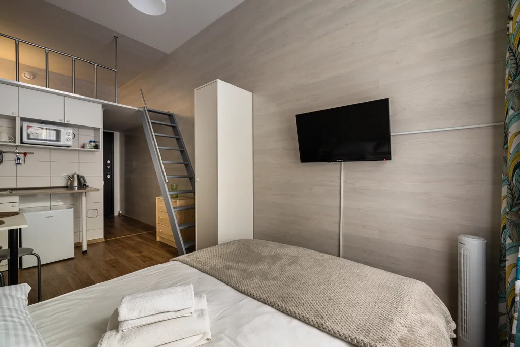 Квартира Квартира Двухуровневая евро студия в самом центре — Санкт-Петербург