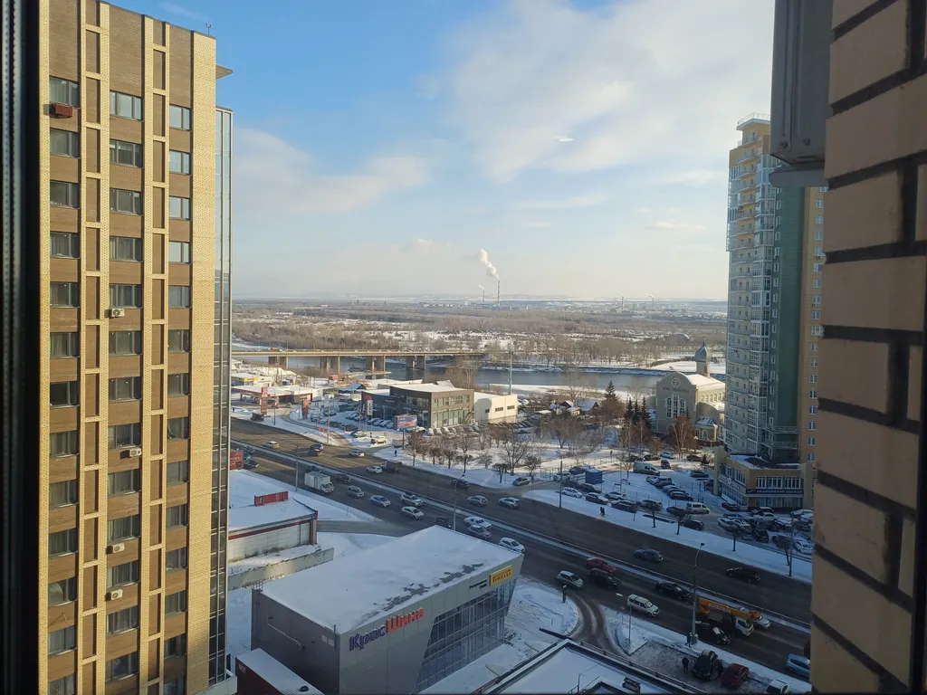 Квартира Новые апартаменты студия с видом на Енисей — Красноярск