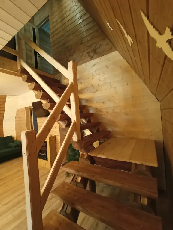 Домик в стиле А-frame шалаш