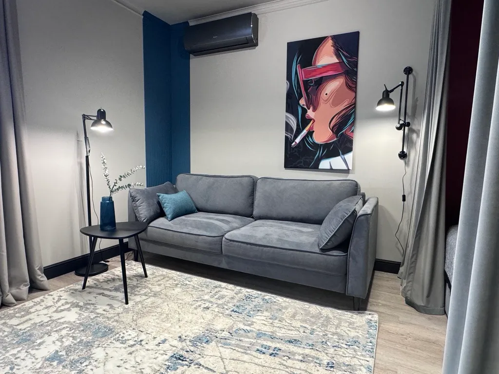 Стильные дизайнерские апартаменты на берегу реки Волга