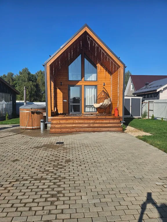 Коттедж Коттедж Комфортабельный барнхаус с баней и купелью для отдыха вдали от города — Шишкино