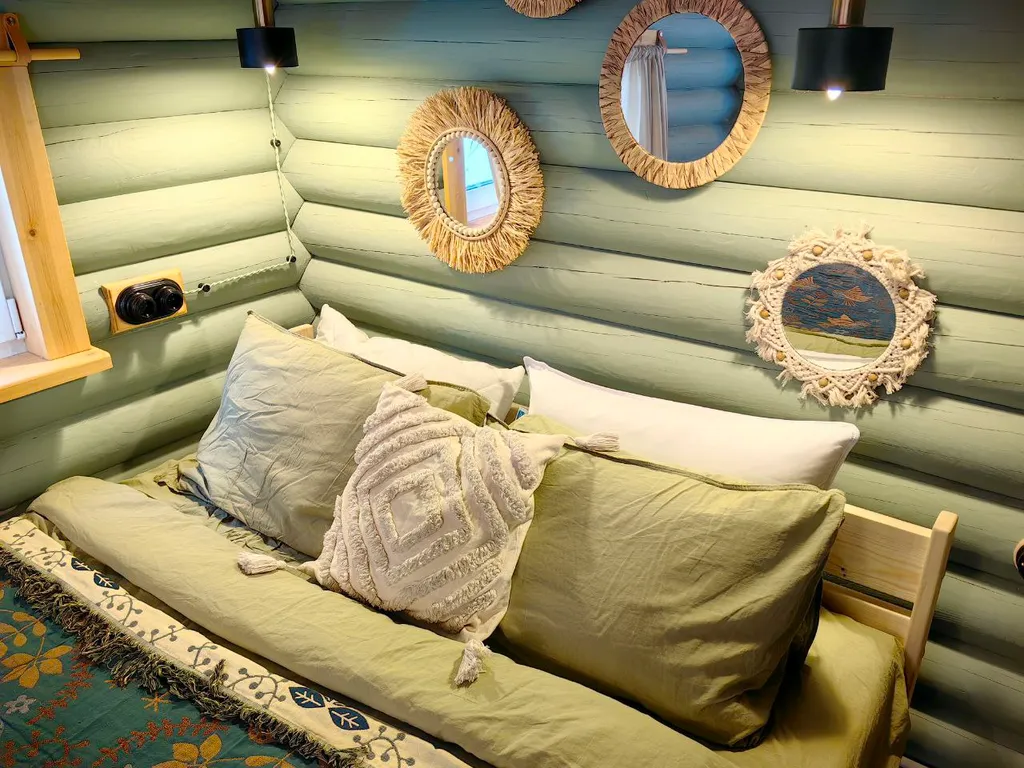 Уютный дом на берегу реки в Карелии