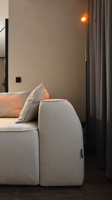 Квартира студия с дизайнерским ремонтом