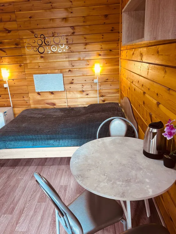 Уютный номер с двухместной кроватью и кресло-кроватью №2