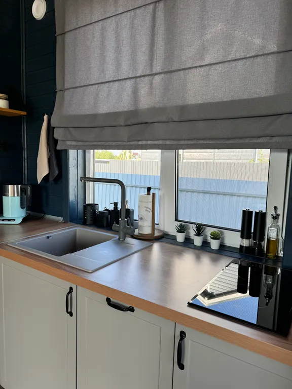 Уютный дом с сауной, в стиле барнхаус, недалеко от реки