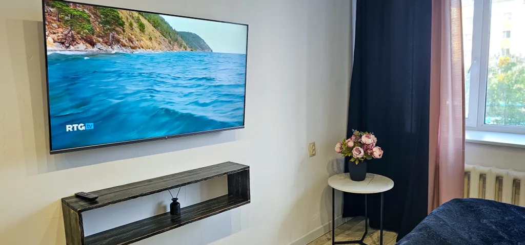 1-комная квартира с кофемашиной, кинотеатром, wi-fi